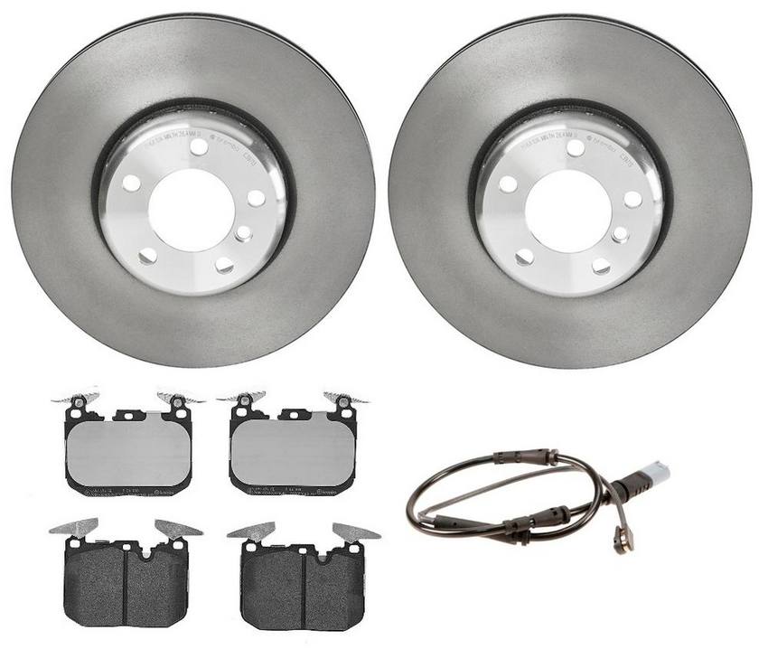 Brembo Brake Pads and Rotors Kit - Front (340mm) (Low-Met)